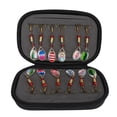 thumbnail image 1 of Trout Bait, Long Life Span  Bass Lure 12Pcs With Storage Bag For Outdoor Fishing, 1 of 8