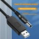 thumbnail image 5 of Cable USB Boost USB una DC 12V Booster Cable DC3.5Mm Round Hole Power Boost Cable para PequeñOs ElectrodoméSticos Router Cable de AlimentacióN, 5 of 5