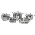 thumbnail image 1 of American Trading House Kp-9014 Gourmet Chef 10 Piece Stainless Steel Cookware Set, 1 of 1