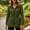Green, variant on Womens Waterproof Jacket Stand Collar Drawstring Waist Windbreaker with Pockets Coat Pink Size M