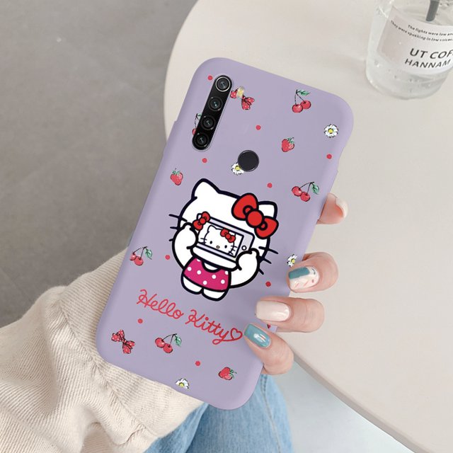 Cute Phone Case For Xiaomi Redmi Note 8 8T Pro note8 Girl Anti-drop Cinnamoroll Kuromi Hello Kitty Silicone Shockproof TPU Cover Kcz-sanlo217 Redmi Note 8T