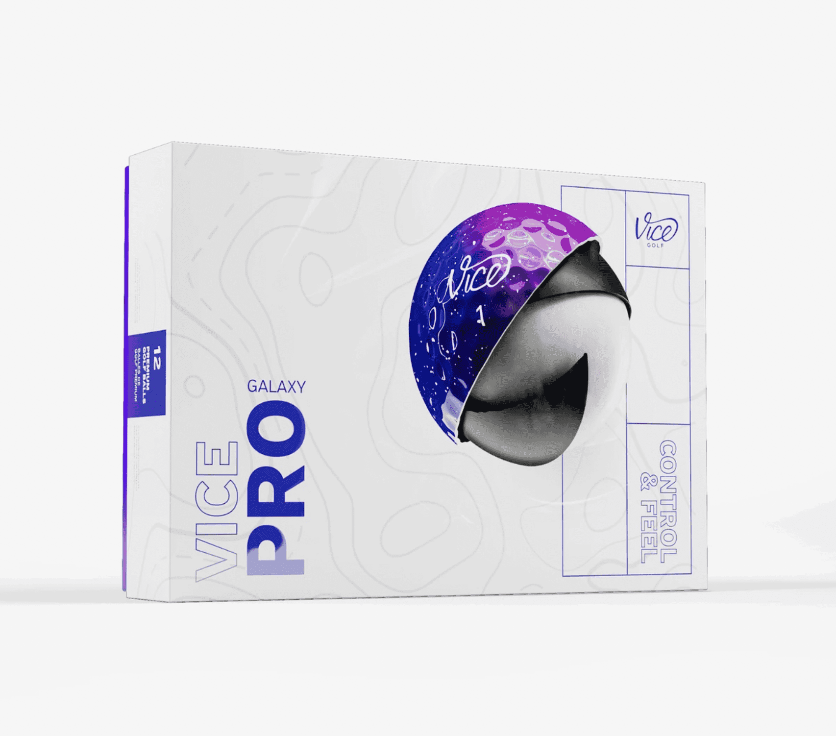 (4 pack) Vice Pro Galaxy Golf Ball 12pack