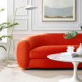 thumbnail image 7 of Sofa, Velvet, Orange, Modern Contemporary Urban Design, Living Lounge Room Hotel Lobby Hospitality, 7 of 7