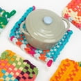 Hearthsong Hook and Loop Potholder Set with Loom, Weaving Hook, and 115
