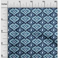 thumbnail image 1 of oneOone Cotton Flex Fabric Ogee Flame Stitch Print Fabric BTY 40 Inch Wide, 1 of 4