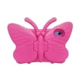 thumbnail image 6 of Allytech iPad mini 6 Case with PET Screen Protector, Cute Butterfly Kids Girls Cover Heavy Duty Shockrpoof Drop Protection Kickstand Case for Apple iPad mini 6th Gen 8.3" 2021- Rose, 6 of 7