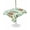 Green, variant on Outdoor Tablecloth with Umbrella Hole for Patio/Picnic/Party, Sage Green Eucalyptus Leaves Waterproof Table Cloth Rectangle Table Cover Washable, Summer Botanical Animals Watercolor (52"x 70")