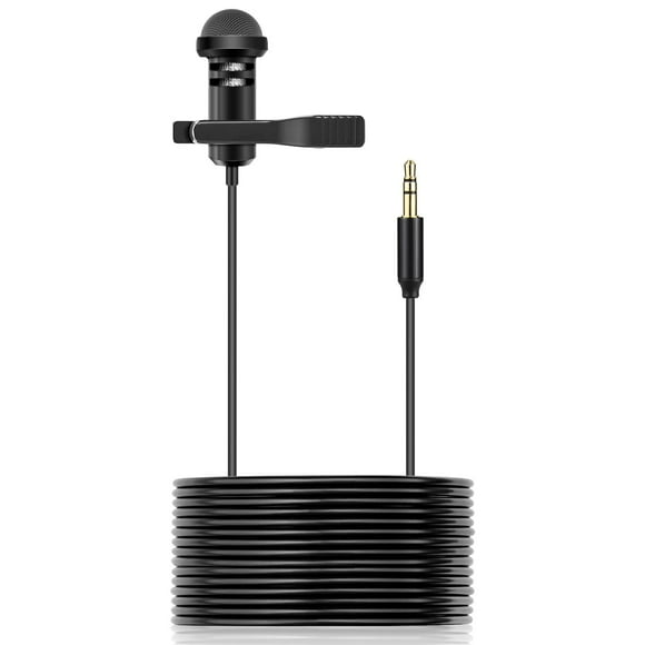 Micrófono Lavalier weishan compatible con GoPro HERO11 negro