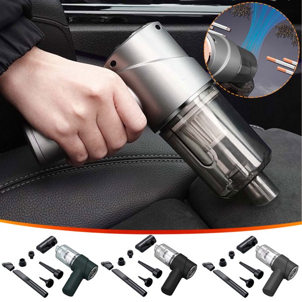 Ganfancp Aspirador de Mano Inalámbrico Alta Potencia Portátil Hogar Coche Propósito Seco y Húmedo Mini Aspirador de Mano de Limpieza Ofertas y Liquidaciones Aspirador 1Ud., Manguera de Soplado Larga