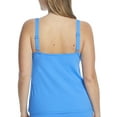 thumbnail image 2 of Women's Beach House Woman HW55363 Between The Lines Julie Tankini Swim Top (Paradise Peri 18W), 2 of 2