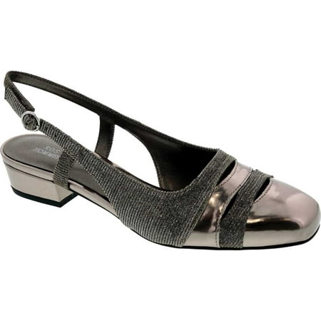 

Women s Ros Hommerson Tempt Slingback Silver Glitter/Metallic 8 M