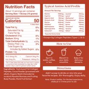 Further Food Chocolate Marine Collagen Peptides Powder, Wild Caught, Sustainable, Type 1, 2 & 3 Collagen, Gut + Joint Support, Hair, Skin, Nails, Sugar-Free 7.41 oz