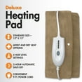 thumbnail image 3 of Thera|Care Heating Pad with Moist & Dry Heat | Four-Heat Settings | Soothing Warm Relief, 3 of 11