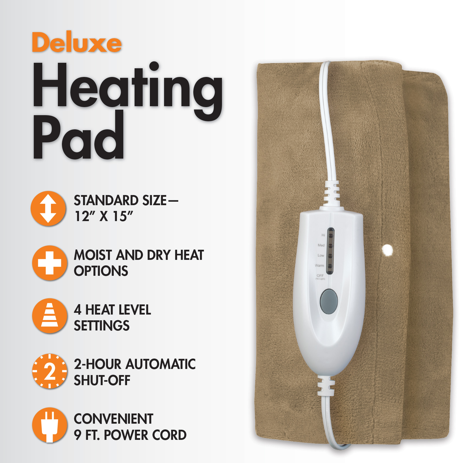 Thera Care Heating Pad with Moist & Dry Heat photo 3