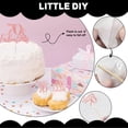 thumbnail image 3 of Happy Greetings 70th Birthday Party Decoration Kit Rose Gold Black for Women 44 Count, 3 of 6