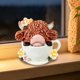 thumbnail image 5 of Outdoor Courtyard Solar Lights Highlands Cattle Garden Decoration Ornaments, 5 of 6