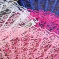 thumbnail image 6 of leaveforme Lace Folding Fans Embroidered Flower Lace Trim Peacock Fan Fabric Plastic Folding Handheld Fan for Women Hand Craft,for Tea Party Wedding, 6 of 8