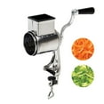 thumbnail image 2 of Rotary Coconut Shredder Cheese Grater Manual Vegetable Grinder Stainless Steel, 2 of 10