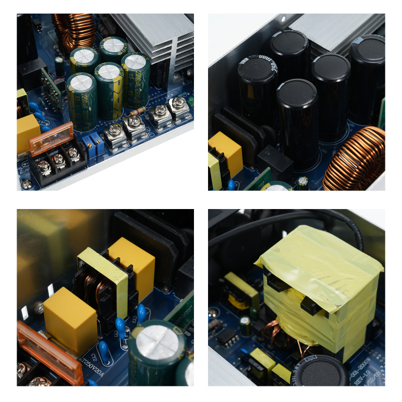 Switching Power Supply DC 24V 83A 2000W Power Adapter Voltage Transformer AC 185V-240V to DC 24V 83Amp Switching Converter LED Driver for LED Strip Light CCTV Camera Security System 3D Printer