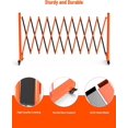 thumbnail image 5 of Huisuilinss Expandable Garden Fence Portable Barricade Gate with Casters,Adjustable Flexible Fence Mobile Barricade Safety Barrier Safety Barricade Movable Fence For Industrial or Residential Use, 5 of 6