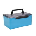 thumbnail image 4 of Fishing Tackle Box PVC Fishing Gear Accessories Storage Box Case Blue, 4 of 7