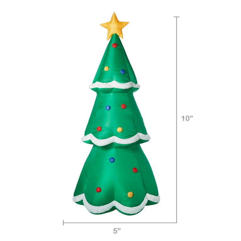 10 ft inflatable christmas cheap tree