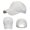 White, variant on Pink Cooling Upf Performance Hat Artificial Leather Soft Vintage Washed Cotton Outdoor Hats for Men One Size