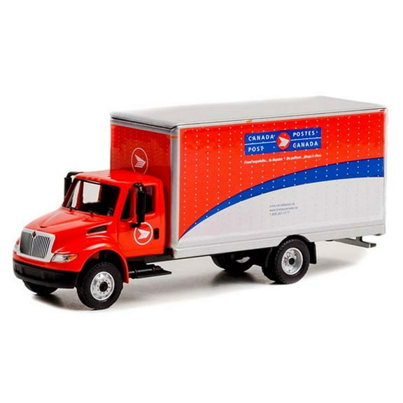 Canada Post 2013 International Duraster Box Van, Red - Greenlight 33230B - 1/64 scale Diecast Car
