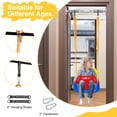 thumbnail image 5 of REDCAMP 3-in-1 High Back Baby Swing Seat, Toddler Swing, Indoor Outdoor, Adjustable Height, Anti-Flip, Kids Tree Swing Seat for Outside Playground, 5 of 7