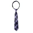 thumbnail image 2 of Spring Notion Big Boys' Cotton Blend Dress Shirt and Tie Set, Purple, 2 of 3