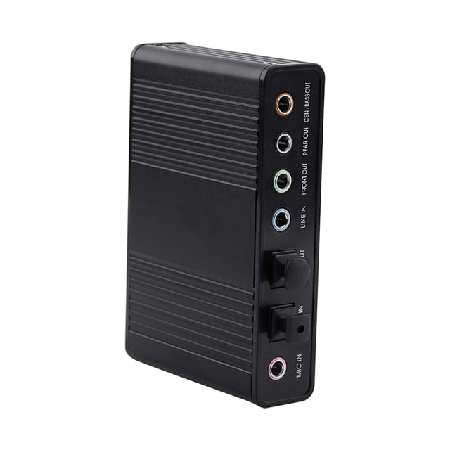 Audio Sound Card,6 Channel Sound Card Optical Audio Sound Card USB Sound Card Performance Driven