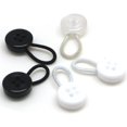 thumbnail image 6 of 18 Pcs Collar Extenders TRIANU Neck Extender Elastic Wonder Button for Expanding Length for Men Women Dress Shirts, Assorted Colors, 6 of 9