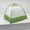 Green, variant on Ckraxd Mini Camping Tent Model DIY Miniature Tent Unique Decoration for Home Scene Furniture Display Outdoor Adventure Collectible