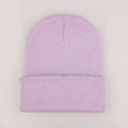 thumbnail image 3 of Gorro fluorescente, gorro de lana acrílica, para parejas, gorro de punto de otoño e invierno europeo y americano, gorro de color caramelo, 3 of 6
