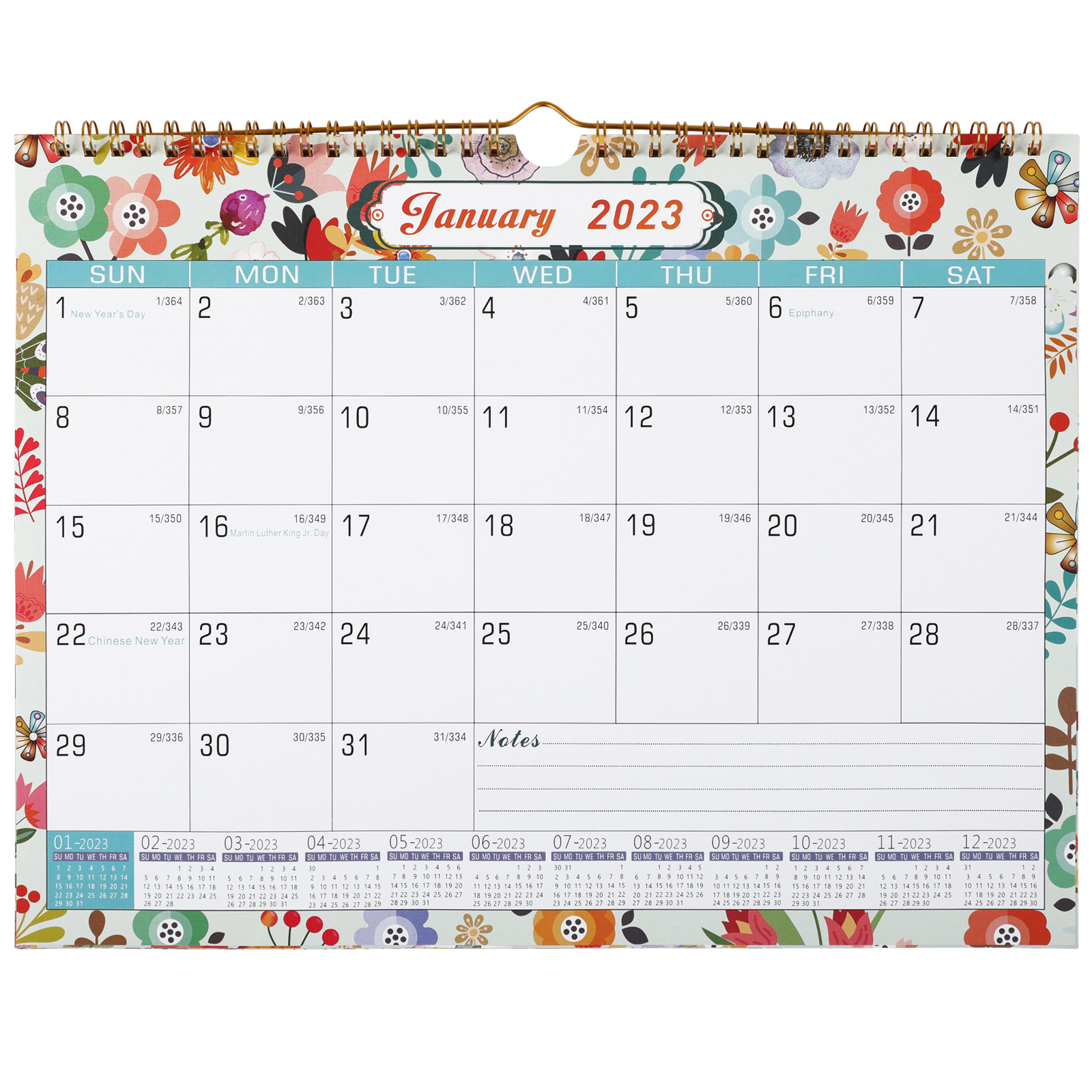 SKYDUE Wall Calendar Calendar 20232024 from Jul. 2023 to Dec. 2024