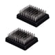thumbnail image 3 of 2 cepillos de limpieza para parrilla, limpiadores de barbacoa portátiles y compactos para exteriores, accesorios para asar en la cocina del hogar., 3 of 9