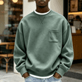 thumbnail image 4 of Mineart Men's Crewneck Sweatshirt Long Sleeve Fall Oversized Pullover Tops Loose Fit Athletic Comfy Basic Shirts, 4 of 7