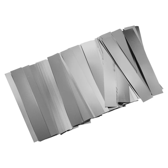 Unique Bargains 100pcs Car 99.6% Pure Nickel Strip Tape 0.1x15x100mm for 18650 Battery Lithium Battery Pack Welding