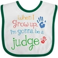 thumbnail image 3 of Inktastic Future Judge for Kids Boys or Girls Baby Bib, 3 of 4