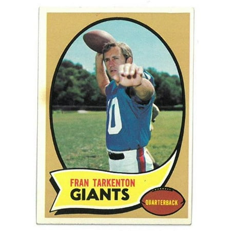 1970 Kelloggs Football RDB Holdings & Consulting CTBL-021446 Fran Tarkenton New York Giants 1970 Topps Football Trading Card No.80 ()