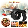 thumbnail image 5 of Outdoor Cooking BBQ Fan Air Blower Hand Crank Fan Air Blower Grill Picnic Camping Stove Accessories for Barbecue Fire Bellows Hand Crank Tool, 5 of 8