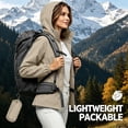 thumbnail image 5 of Enjoytime Rain Jacket Women Waterproof Lightweight Hooded Plus Size Raincoat Packable Outdoor Hooded Windbreaker, 5 of 8