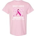 thumbnail image 3 of Inktastic Breast Cancer Awareness Hope Support and Love T-Shirt, 3 of 5