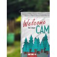 thumbnail image 2 of Printtoo White Welcome To Our Campsite Outdoor Personalized Camping Flags For Campers Double SidedFlagCampsiteFlagOutdoor Garden Sign, 2 of 4
