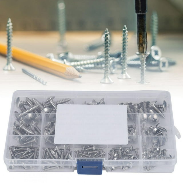Kit de tornillos BuyWeek 180 piezas M3 M4 M5 Acero inoxidable