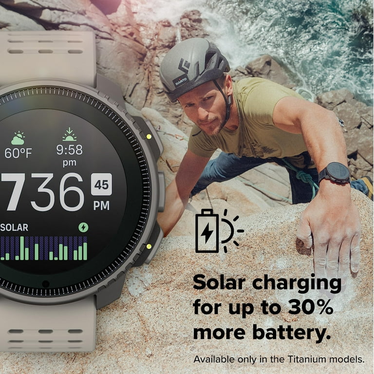Suunto Vertical Titanium Solar Watch, Canyon, One Size - Walmart.com