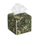 thumbnail image 1 of Fotbe Green Skulls Porta Pañuelos Decorativo de Cuero, Caja Cuadrada Moderna para Pañuelos Faciales, Organizador y Dispensador 5x5x5'', 1 of 7