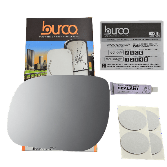 Fits 06-12 Rav4 Left Driver Side Replacement Mirror Glass Lens Only w/Adhesive USA