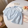 thumbnail image 6 of UAYOTSE Girls 3T 4T 5T 6T 7T Summer Clothing Sets Ruffle Tank Tops and Shorts Cute 2 Piece Outfits,Sizes 6-7 Years, 6 of 9