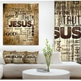 thumbnail image 1 of Design Art - Jesus' word cloud in grunge background, 1 of 4